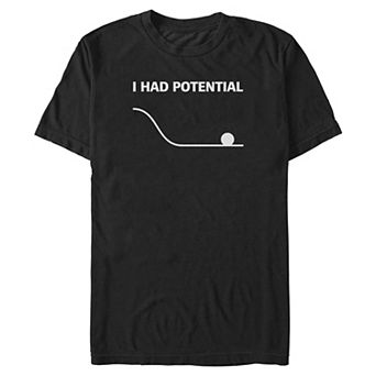 Big & Tall I Had Potential Graphic Tee
