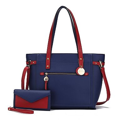 MKF Collection Andrys Tote Bag & Wallet Set