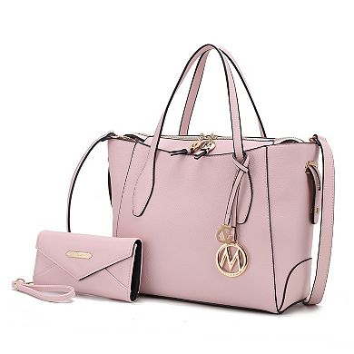 MKF Collection Bruna Faux Leather Tote Bag With Wallet