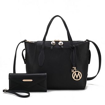 MKF Collection Bruna Faux Leather Tote Bag With Wallet