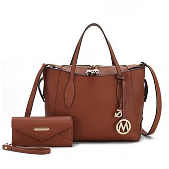 MKF Collection Bruna Faux Leather Tote Bag With Wallet