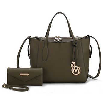 MKF Collection Bruna Faux Leather Tote Bag With Wallet