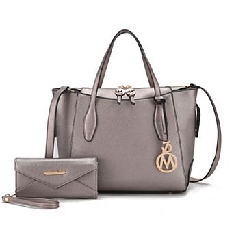 MKF Collection Bruna Faux Leather Tote Bag With Wallet