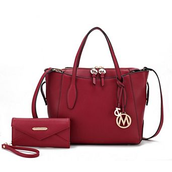 MKF Collection Bruna Faux Leather Tote Bag With Wallet