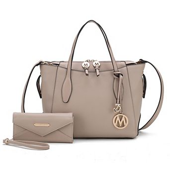 MKF Collection Bruna Faux Leather Tote Bag With Wallet
