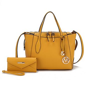 MKF Collection Bruna Faux Leather Tote Bag With Wallet