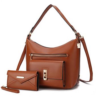 MKF Collection Clara Shoulder Bag With Wristlet Wallet