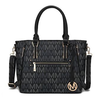 MKF Collection Siena M Signature Satchel Bag