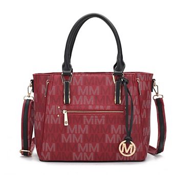 MKF Collection Siena M Signature Satchel Bag