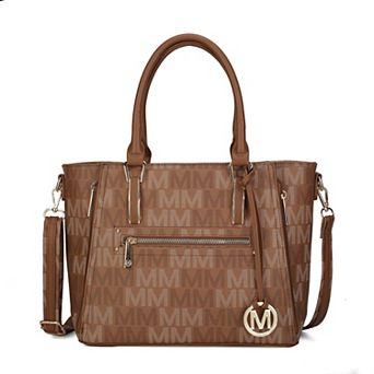 MKF Collection Siena M Signature Satchel Bag