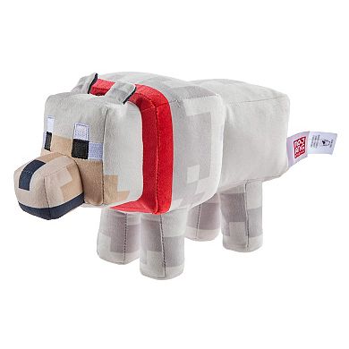 Mattel Minecraft Tamed Wolf 8-inch Soft Plush Toy