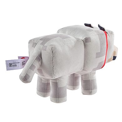 Mattel Minecraft Tamed Wolf 8-inch Soft Plush Toy
