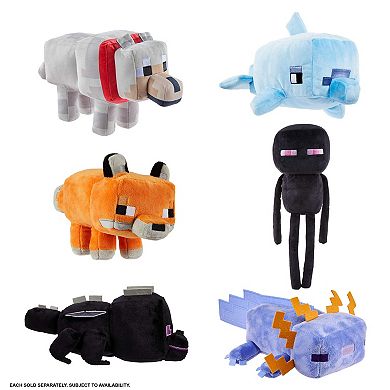 Mattel Minecraft Tamed Wolf 8-inch Soft Plush Toy