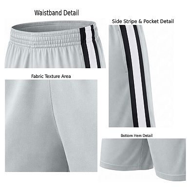 Jump Start Men's Moisture Wicking Performance Mesh Shorts