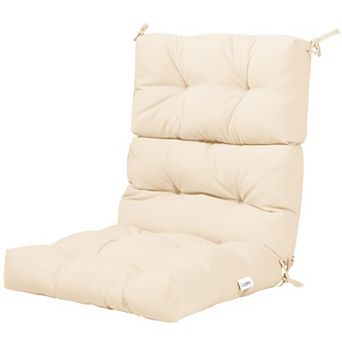 Costway 22'' x 44'' Indoor Outdoor Back Chair Cushion Tufted Pillow Patio Seating Pad