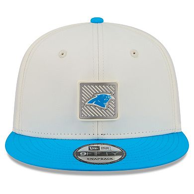 Men's New Era Cream/Blue Carolina Panthers 2026 NFL Training Camp 9FIFTY Snapback Hat