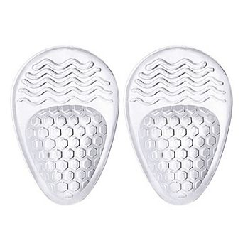 1 Pair of Unisex Silicone Forefoot Pads High Heels Shock Absorption and Anti-Slip