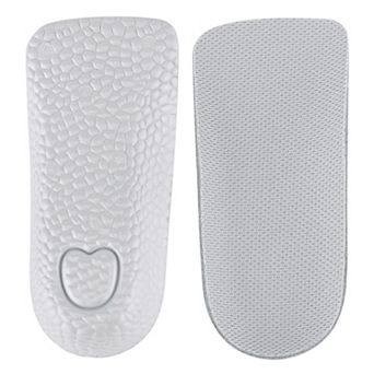1 Pair Unisex Height Increase Insoles Height Boosters Arch Support Orthotic High Cushions