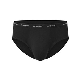 Men's Triangle Underwear Mid Waist Breathable Soft Comfort Daily Briefs