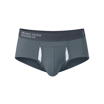 Men's Solid Color Stretch Waistband Soft Comfortable Breathable Boxer Briefs