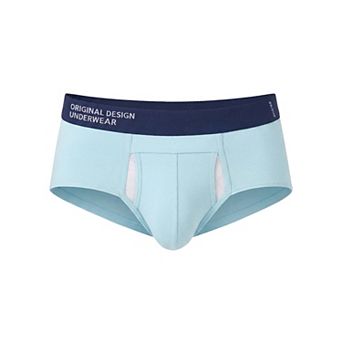 Men's Solid Color Stretch Waistband Soft Comfortable Breathable Boxer Briefs