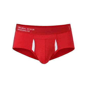 Men's Solid Color Stretch Waistband Soft Comfortable Breathable Boxer Briefs