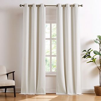 Brookstone Alfred 2-Pack Blackout Window Curtain Panels
