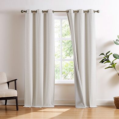Brookstone Alfred 2-Pack Blackout Window Curtain Panels