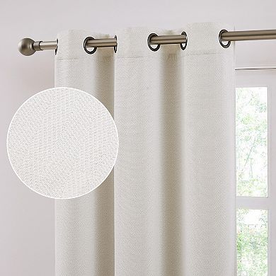 Brookstone Alfred 2-Pack Blackout Window Curtain Panels