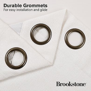 Brookstone Alfred 2-Pack Blackout Window Curtain Panels