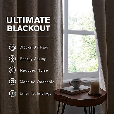 Brookstone Josie 2-Pack Blackout Window Curtain Panels