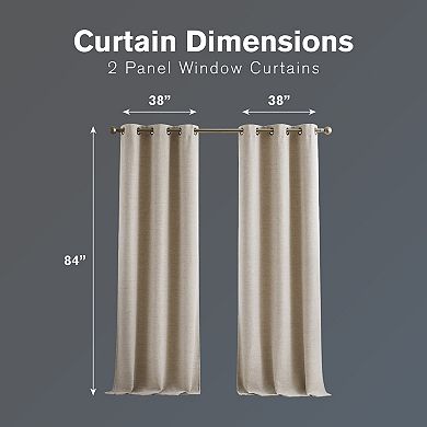 Brookstone Josie 2-Pack Blackout Window Curtain Panels