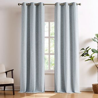 Brookstone Percy 2-Pack Blackout Window Curtain Panels