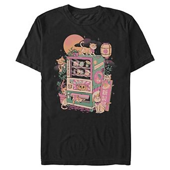 Men's Kittens Snack Machine Graphic Tee