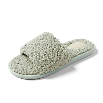Women's Fuzzy Comfy House Shoes Home Open Toe Slippers