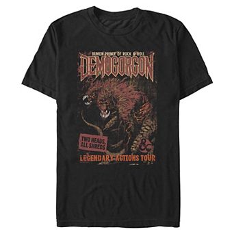 Men's Demogorgon Prince Of Rock & Roll Graphic Tee