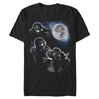 Men's Marvel Spider-Noir Under The Moon Graphic Tee