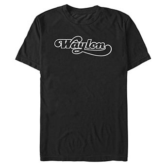 Men's Waylon Cursive Logo Graphic Tee