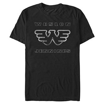 Men's Waylon Jennings Stamp Graphic Tee