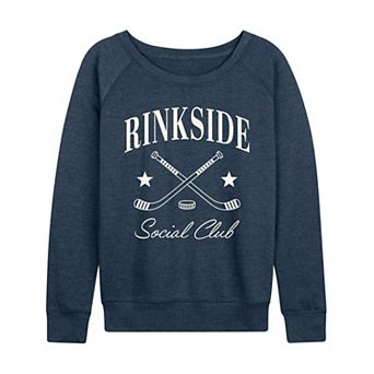 Women's Hockey Rinkside Social Club French Terry Long Sleeve Tee