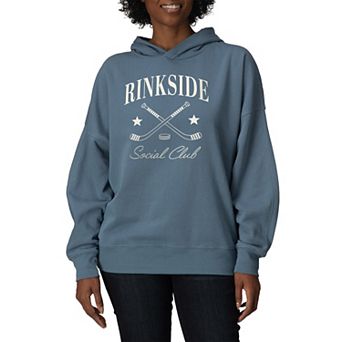 Women's Hockey Rinkside Social Club Oversized Fleece Hoodie Sweatshirt