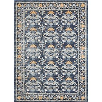 Abani Dalia DAL100A Lotus Repeat Medallion Indoor Outdoor Rug
