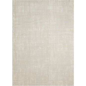 Abani Dalia DAL120A Beige Micro Grid Rug