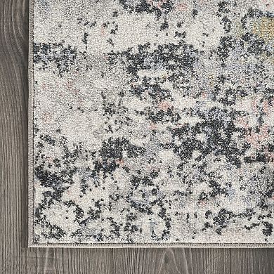 Abani Rugs Vivienne Collection VEN110A Washable Abstract Multicolor Area Rug