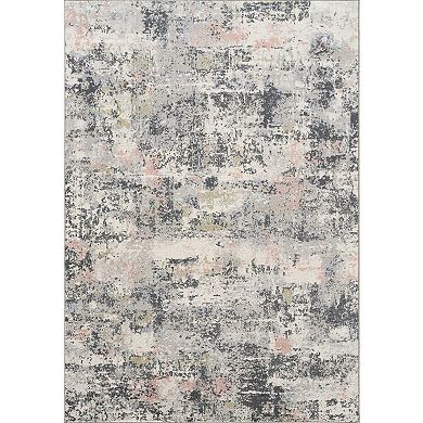 Abani Rugs Vivienne Collection VEN110A Washable Abstract Multicolor Area Rug