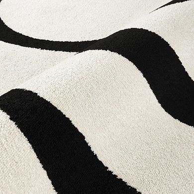 Abani Rugs Deco DEC500A Modern Abstract Ribbon Area Rug