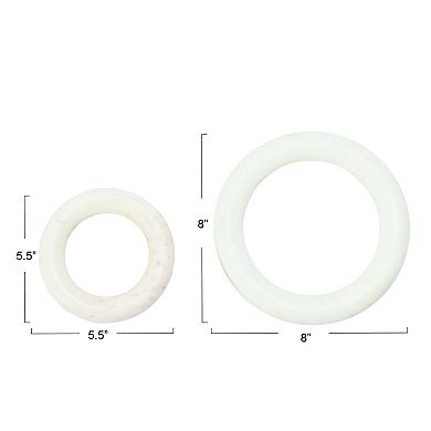 Hello Honey Marble Trivets for Dining Table, Set of 2