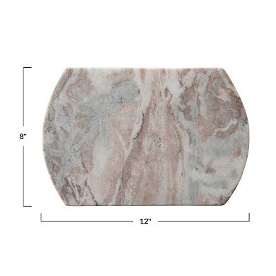 Hello Honey Long Marble Cutting Board, Buff