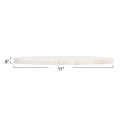 Hello Honey Elegant Marble Round Cheese Board