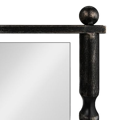 Hello Honey Cast Metal Framed Tall Wall Mirror